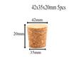 5/100pc Tops DIA 8mm To 58mm Wooden Cork Lab Test Tube Stopper Kettle Pudding Bottle Cork Cap Burette Tube Wood Plug Cork Stopper