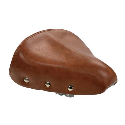 Большое седло Noguchi с шипами, махровое, коричневое