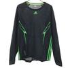 Adidas Training Long Sleeve Mesh Wear S Black Men's Used
