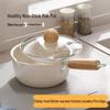 Non-Stick Ceramic Milk & Noodle Pan - Small Single-Serve Saucepan for Baby Food & More
