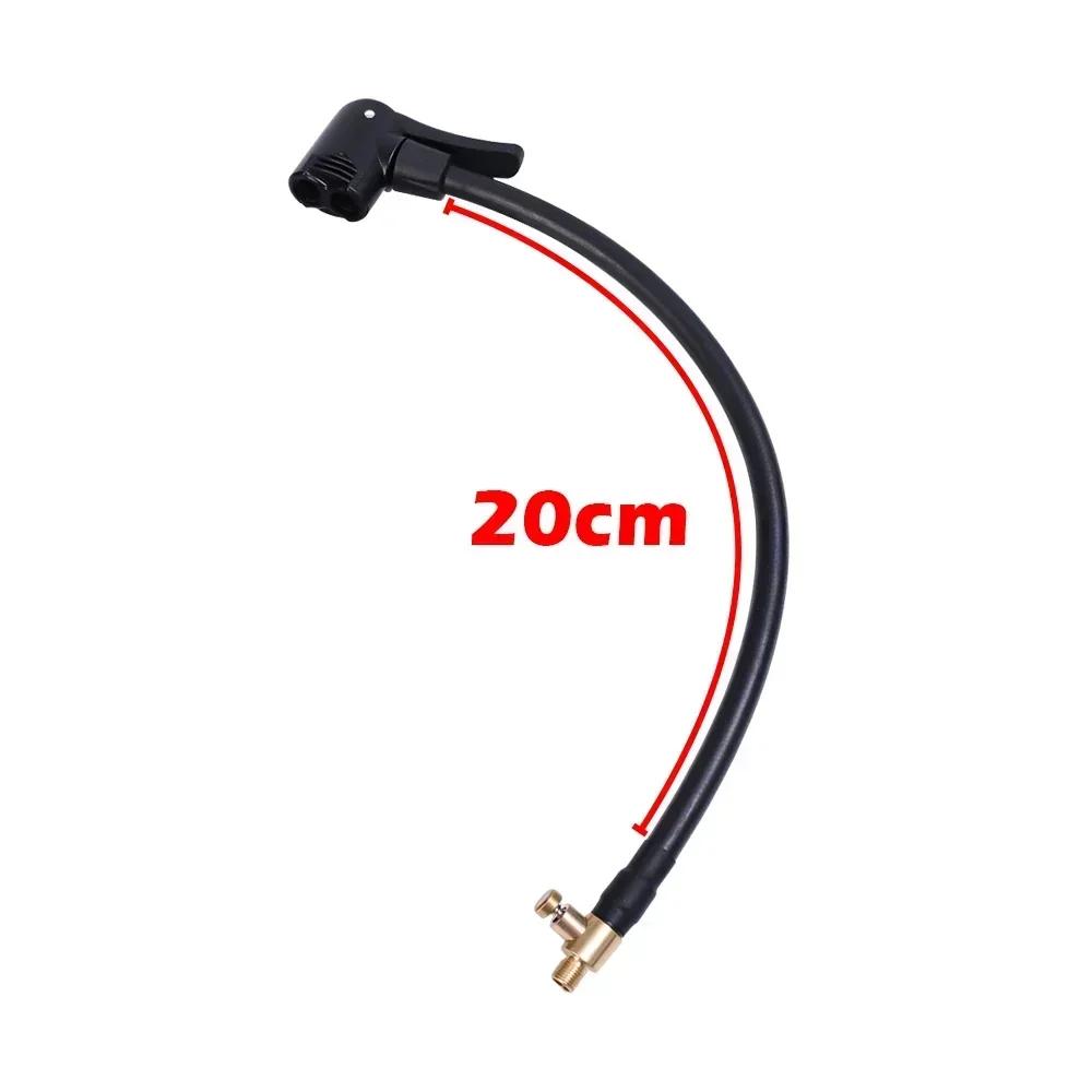 Зажим для накачивания шин автомобиля, удлинитель для воздушного насоса, адаптер 2 в 1, инструмент для ремонта шин автомобиля, может спускать воздух, соединитель для шланга, аксессуары