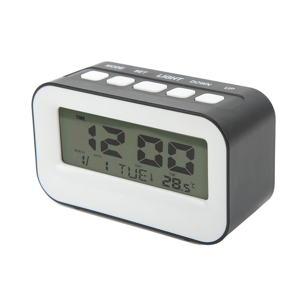 LCD Kids Alarm Clock Backlight Birthday Reminder Musical Alarms Snooze Function Digital Alarm Clock for Bedroom School