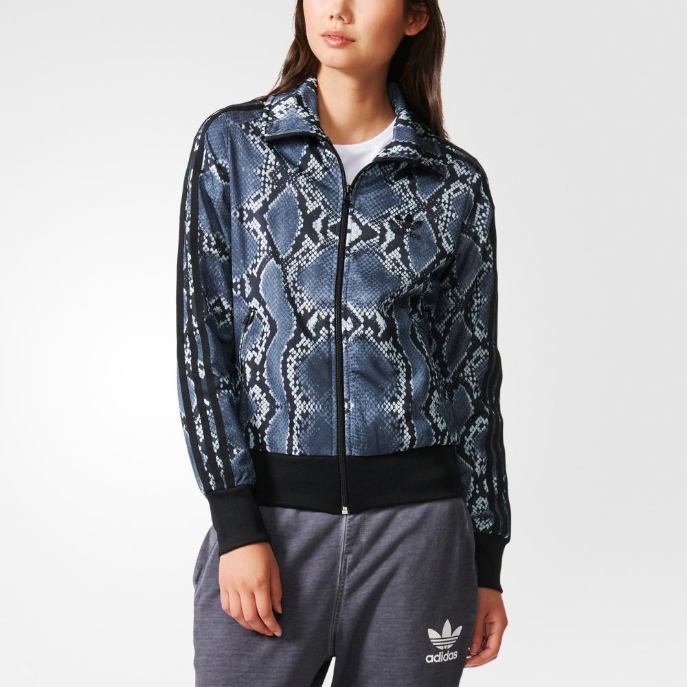 adidas Оригинальные куртки и пальто Firebird Женские Синие AB2096