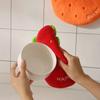 Утолщенное коралловое флисовое полотенце для рук Впитывающее подвесное кухонное полотенце Ленивый стиль Мягкое полотенце для дома Дружелюбное к детям