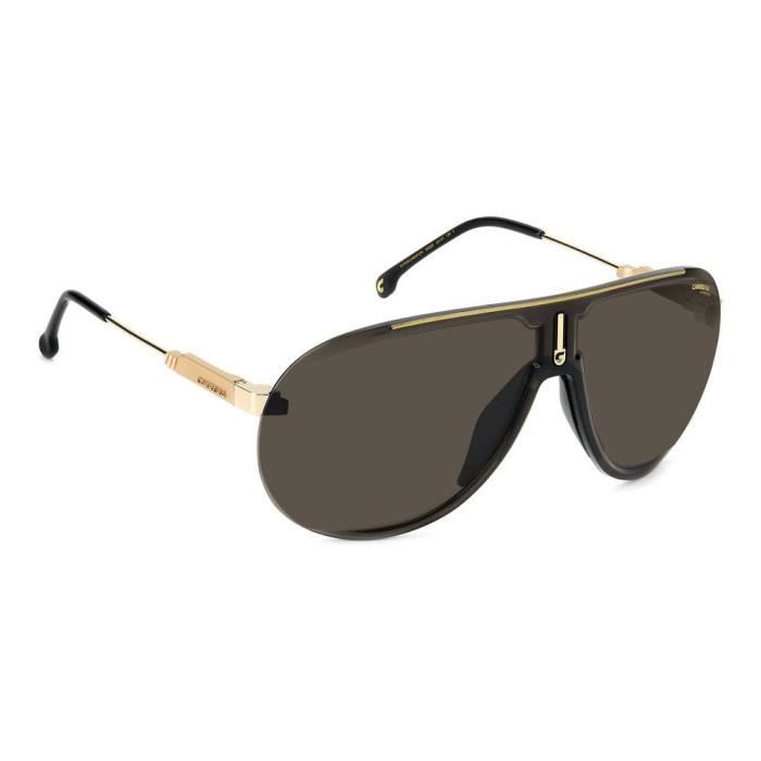 Lunettes de Soleil - Carrera - SUPERCHAMPION - Polycarbonate - Unisexe - BLACK GOLD/LIGHT BROWN