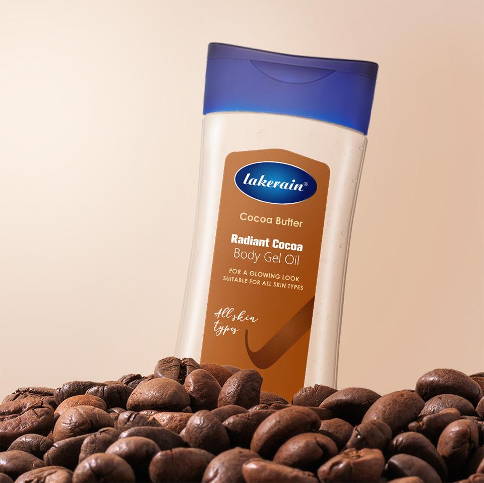 Cocoa Body Gel Oil Moisturizing Hydration for Dry Skin Care Radiant Glowing Butter Treatment Nourishing Body Care Skin Care