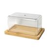 Bamboo Butter Container Nordic Design Cake Organizer Tray New Butter Storage Box  Food Storage