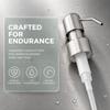 Rust Proof Pump Replacement Head Stainless Steel Soap Dispenser Pump  Bathroom Kitchen Use