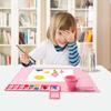 Silicone Painting Mat Washable Art Mat with Foldable Water Cup Non Stick Craft Mat for Resin, Paint, Clay, DIY Supplies