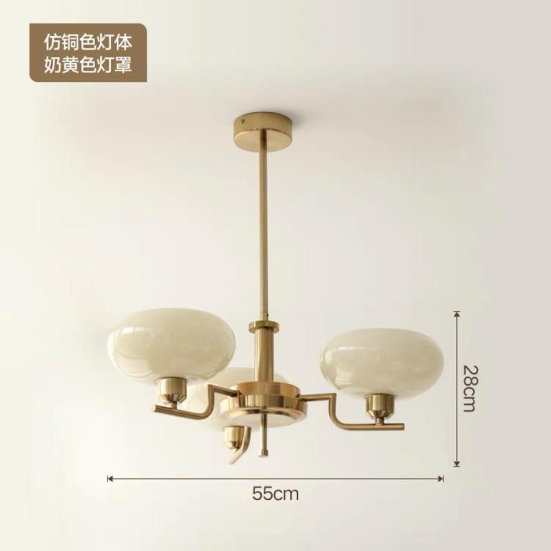 Bauhaus Средневековые светодиодные люстры Подвесной светильник Спальня Кабинет Гостиная Столовая Подвесной светильник Дизайнерский скандинавский ретро-светильник