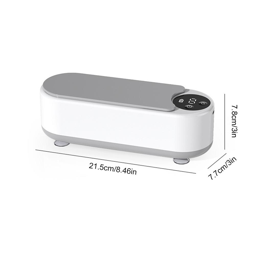 Ультразвуковой очиститель серебра и золота, высокочастотный вибрационный очиститель очков, очиститель кистей для макияжа, USB-аккумулятор для монет, зубных протезов