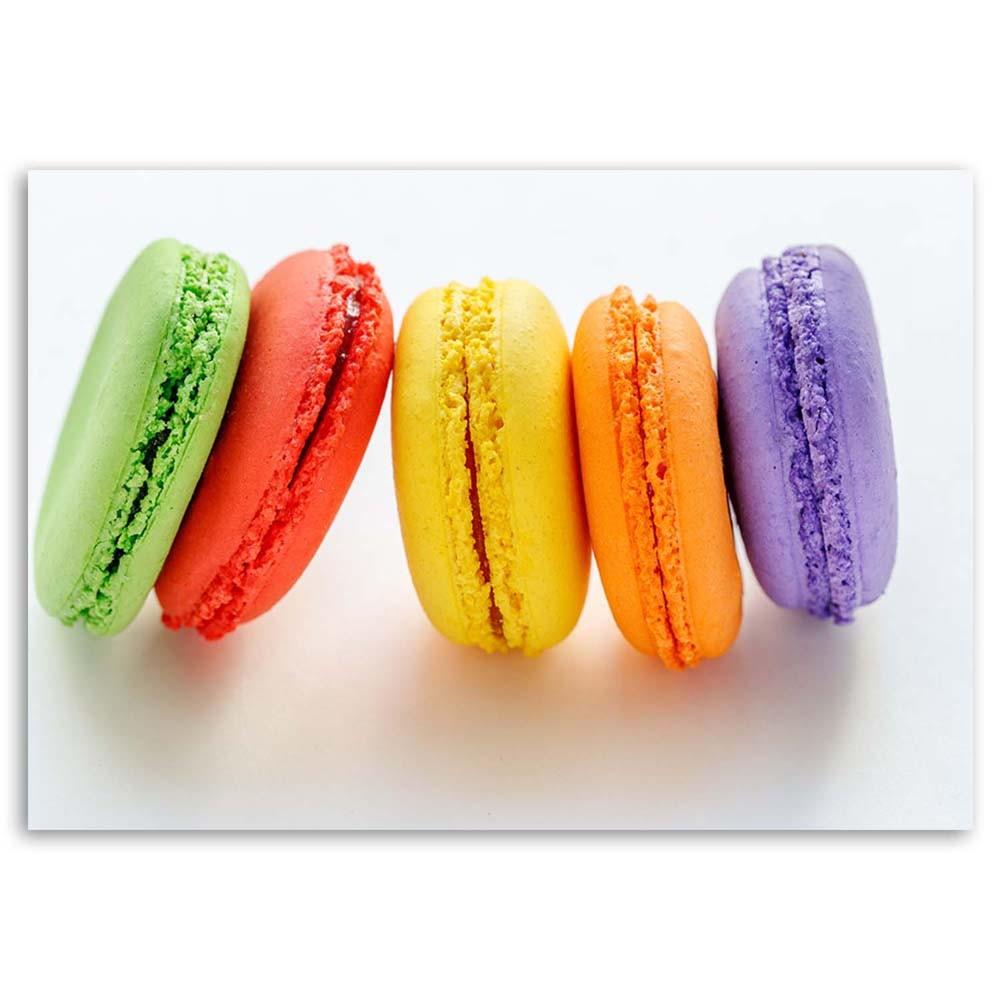 Печать на холсте, французские макароны