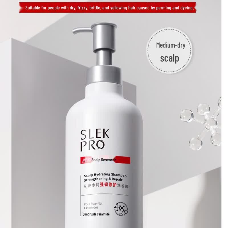 Slek Scalp Hydrating & Strengthening Repair Shampoo 430ml