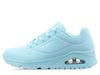 Wyprzedaż - Sneakersy damskie Skechers Uno buty sportowe na co dzień niebieskie (73690-LTBL)