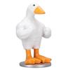 Funny Muscle Duck Statue Home Decor Cute Little Duck Garden Figurine for Entryway Table