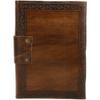 Vintage Travel Leather Journal Men Women Genuine Leather Sketchbook with Lock