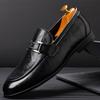 Fashion Classic Casual Loafers Man New Handmade Slip On Flats Casual Leather Shoes Comfy Mens Anti-slip Business Shoes Driving Footwear