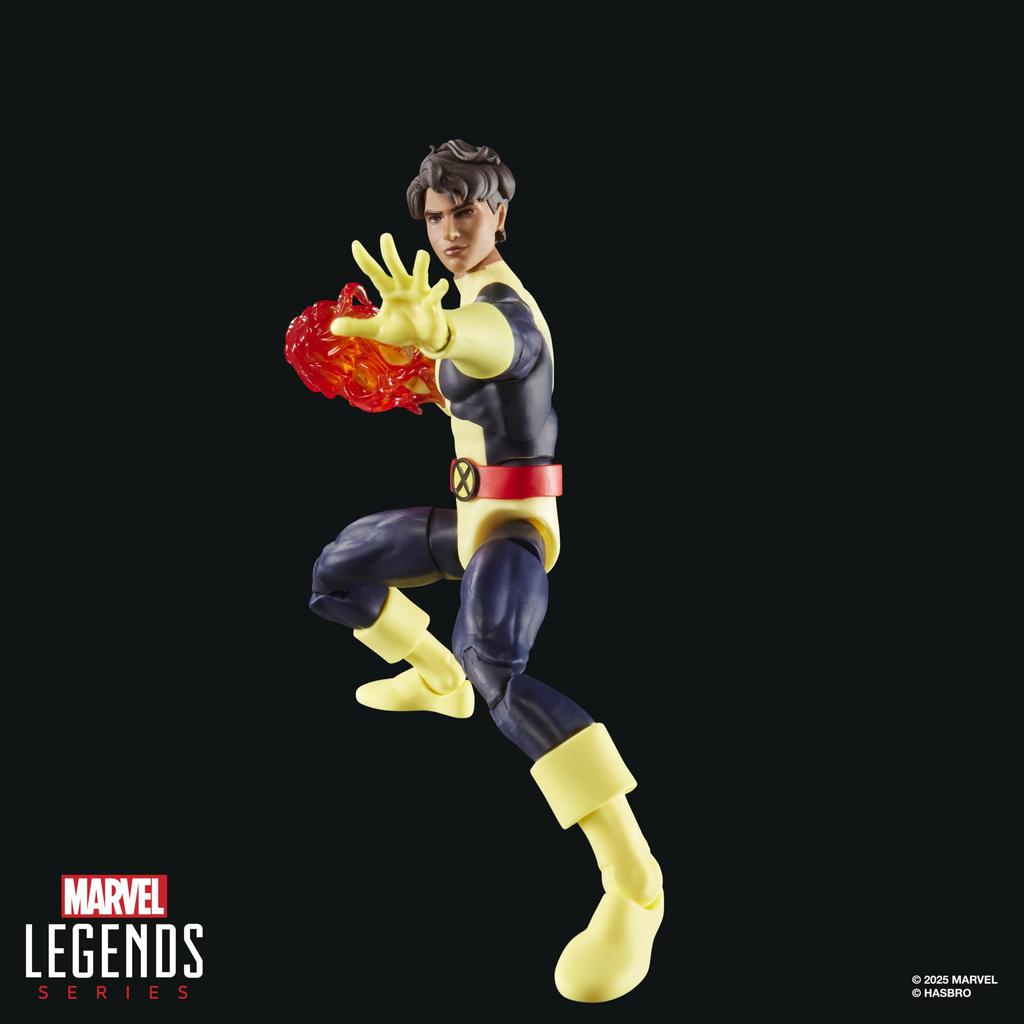 Marvel Legends Series X-Men '97 Sunspot 6-Inch Action Figure Collectible Toy with 4 Accessories Hasbro