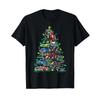 Car Madness Christmas Tree Classic Muscle Cars And Hotrods T Shirt Vintage Washed Designer Clothes Streetwear Slightly Casual
