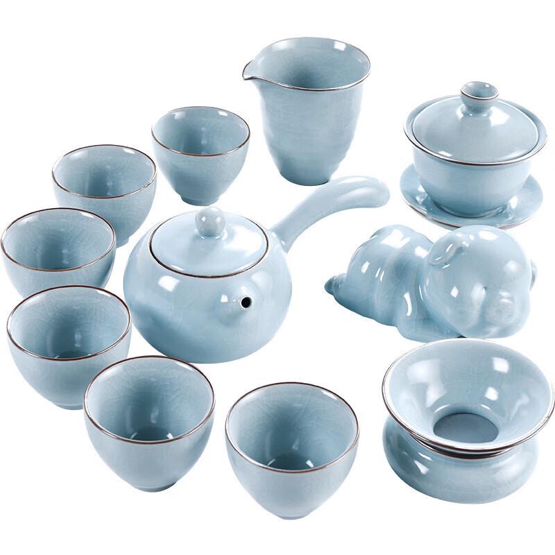 Chaxun Ru Kiln Ceramic Gongfu Tea Set