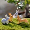 Lovely Rabbit Miniature Landscape DIY Garden Decor Crafts Dollhouse Ornament