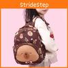 School Capybara Adorable Backpack For Kids Spacious And Lightweight With Breathable Design