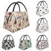 Сумка для обеда с цветочным узором для собак итальянской борзой для женщин, многоразовая, для собак борзой, уиппетов, термосумка для обеда на работу, пикник