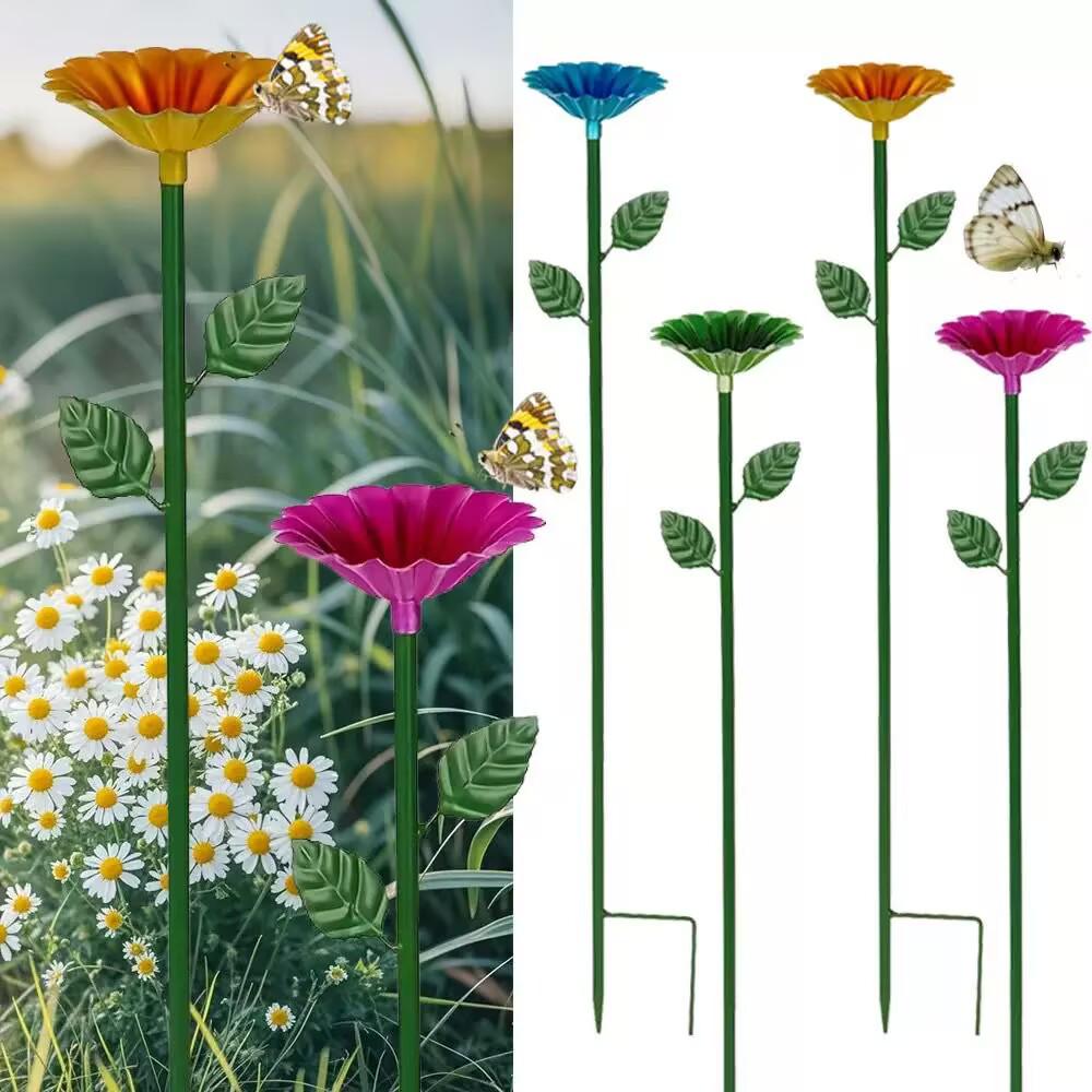 Wrought Iron Shepherd's Hook: Outdoor Garden String Light Support Pole for Courtyard and Balcony.