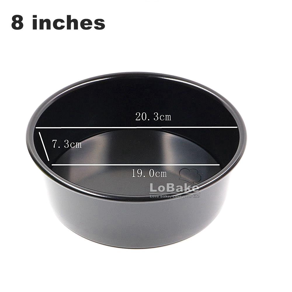 4-12 дюймов Антипригарная форма со съемным дном Круглая форма Алюминиевая форма для шифонового пирога Форма для хлеба Формы для кексов Противни Жесть DIY Выпечка