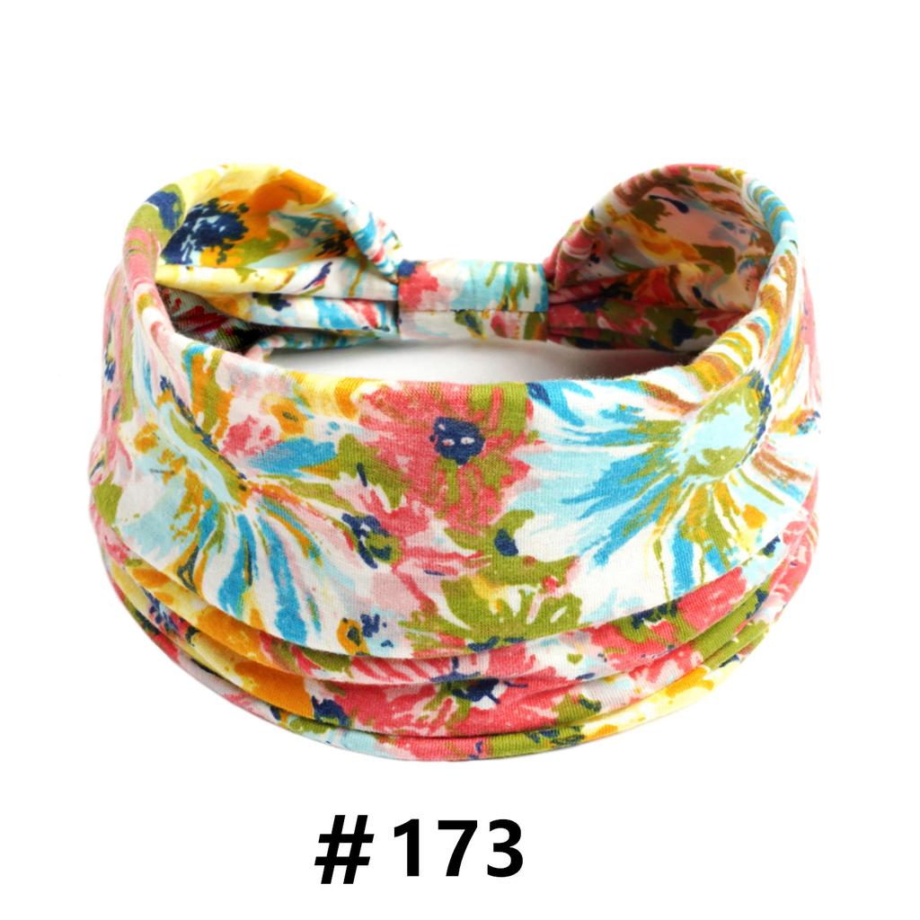 Повязки на голову в стиле бохо для женщин, хлопковые, большие, широкие, эластичные, нескользящие, для тренировок, повязки для йоги, бега, тюрбаны, банданы, аксессуары для волос