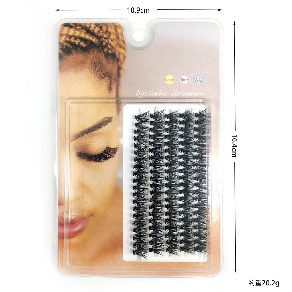 10-40D Mink Eyelashes 1 Box/100 Bundles Natural Eyelash Extension 3D Russia Individual Eyelash Cluster Makeup Tools Lashes Cilia