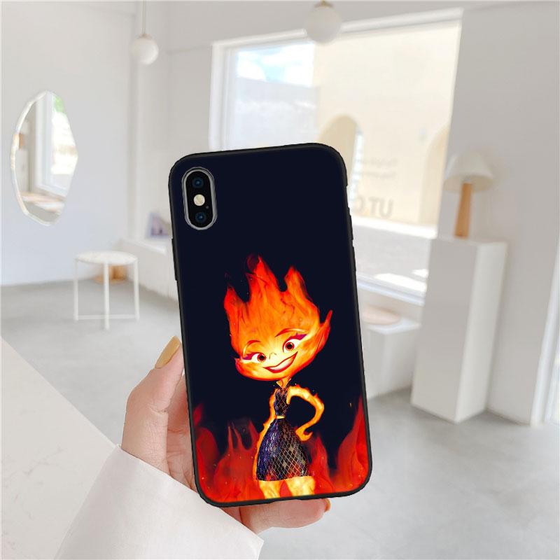 CJ39 Disney Elemental Soft Shell Phone Case for Samsung Galaxy Note 10 20 S23 S24 S25 Ultra FE Plus Edge Lite A02S A35 A07 A17