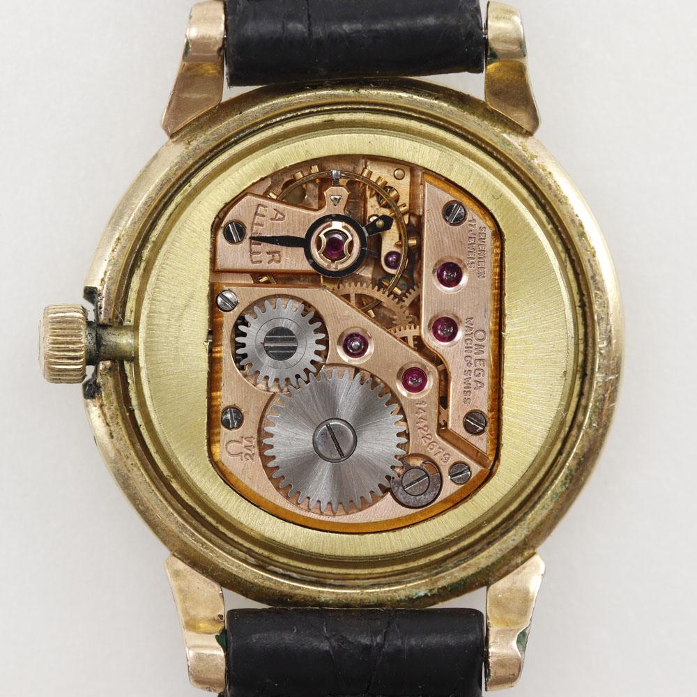 Omega Часы Cal.244 антикварные Серебряный циферблат Позолоченные/кожа Ручной завод Аналоговый дисплей Женские Б/У