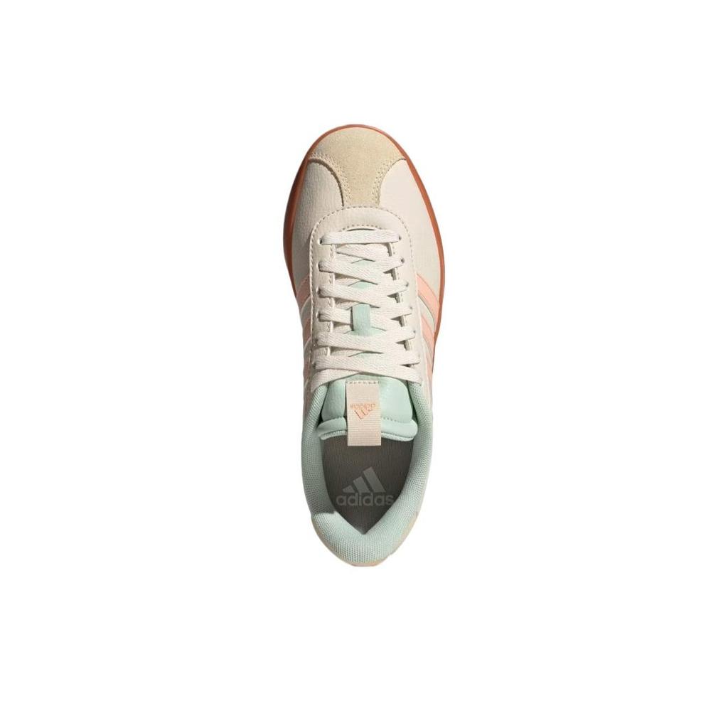 adidas Vl Court 3.0 Удобные Модные Универсальные Нескользящие Низкие Повседневные Кроссовки Женские Бежево-Розовые JP5348