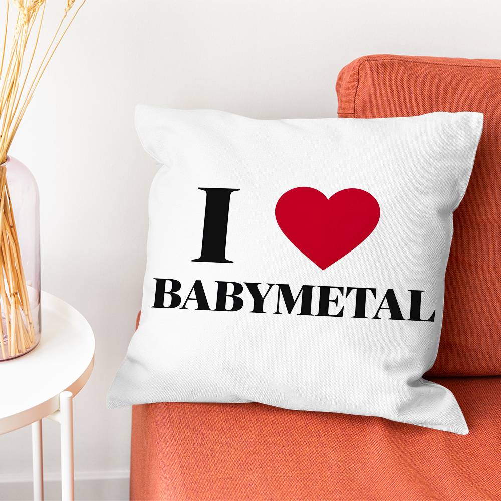 B-Babymetal Rock Heavy Pillow Case Plush Fabric Soft Pillowcase Double Sided Print Cushion Cover Household Gifts