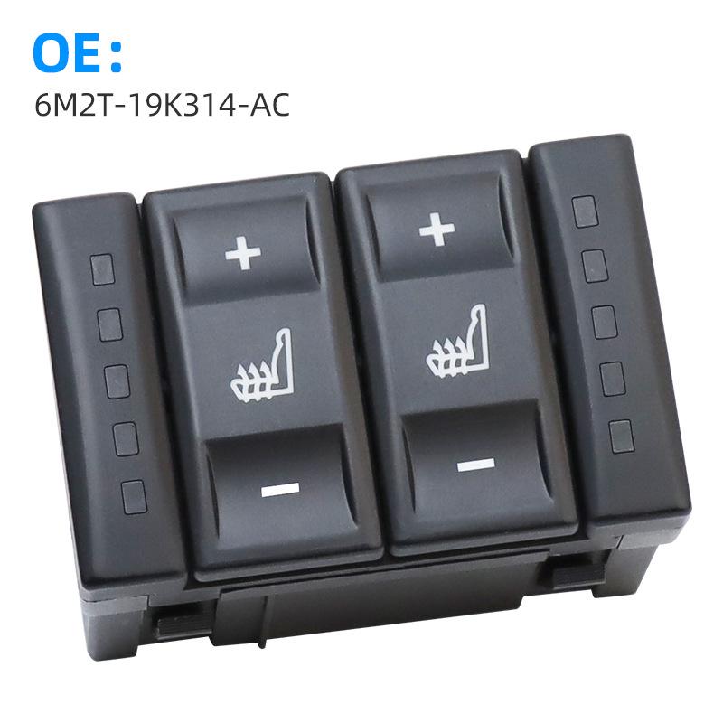 6M2T19K314AC: Electric Seat Heating Switch for 07-10 Ford Mondeo.