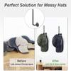 3 шт. Стеллажи для хранения бейсболок. Длинный крючок с перфорацией в стену. Большая несущая способность. Противоскользящая L-образная антикоррозийная подставка для шляп. Брелок. Держатель сумки для зонтика.