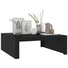 VidaXL Table basse Noir 100x100x35 cm Aggloméré