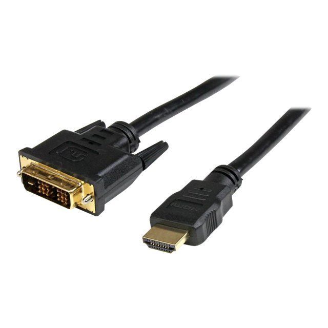 Кабель-адаптер HDMI - DVI-D - STARTECH.COM - 1,8 м - Черный