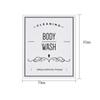 Waterproof & Oil-Proof PVC Soap Dispenser Labels - Set of 12 Bathroom Hand Soap Bottle Stickers