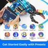 Makeblock mBot Ultimate Robotic Arm STEM Education DIY Robot Kit Compatible with Arduino C Python Raspberry Pi Scratch Assembly Robot App Remote