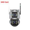 4K 8MP Dual Lens Dual Screen PTZ Camera Wifi IP Camera 8MP HD Security CCTV Video Survival Camera Auto Tracking iCsee P2P