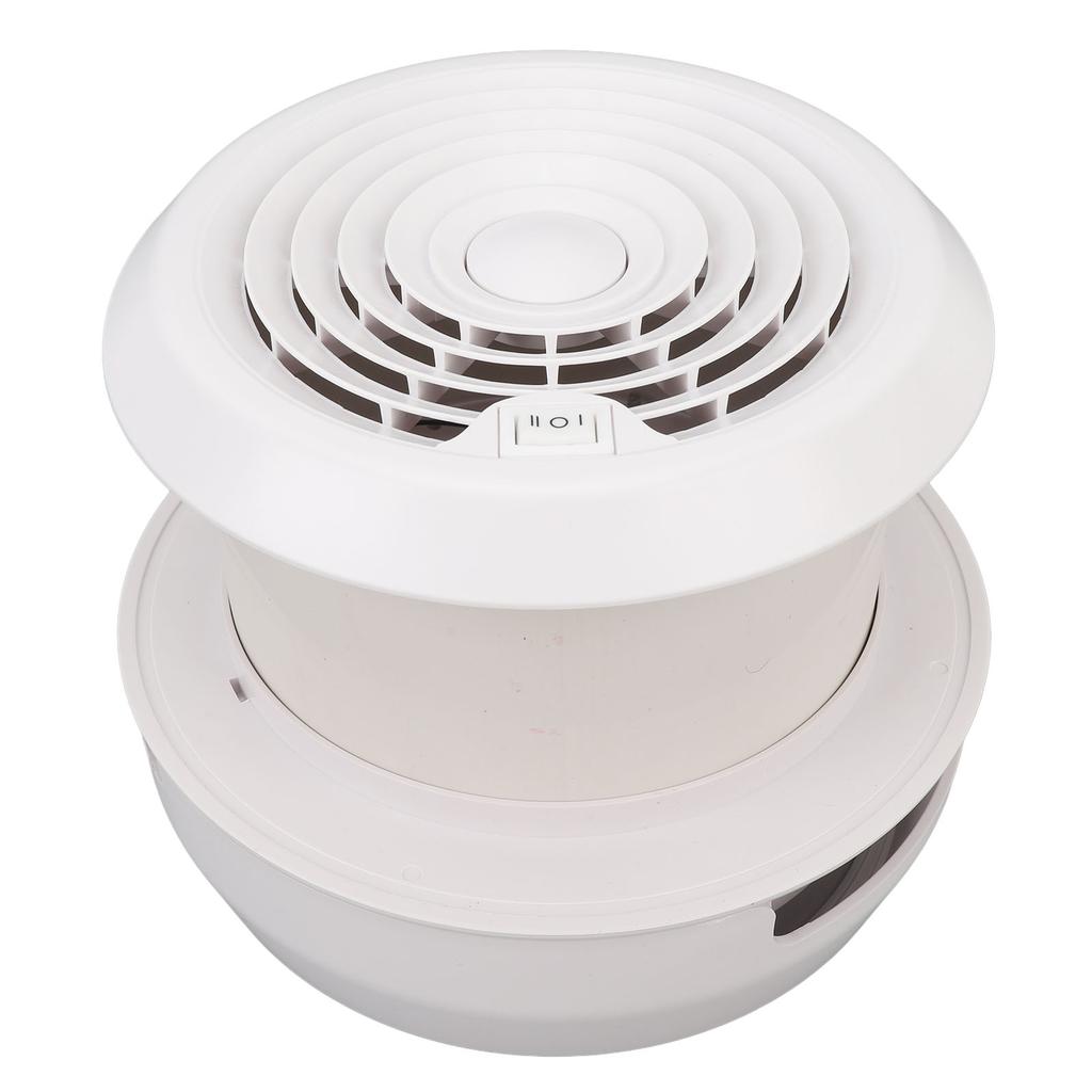 12V RV Roof Exhaust Fan 5000rpm Round Ventilation Ceiling Vent Fan with Screen for Camper Trailer Motorhome Yacht