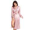 New Sexy Women's Pajamas, Long Bathrobes, Home Wear, Casual and Fashionable Lace-up Bathrobes