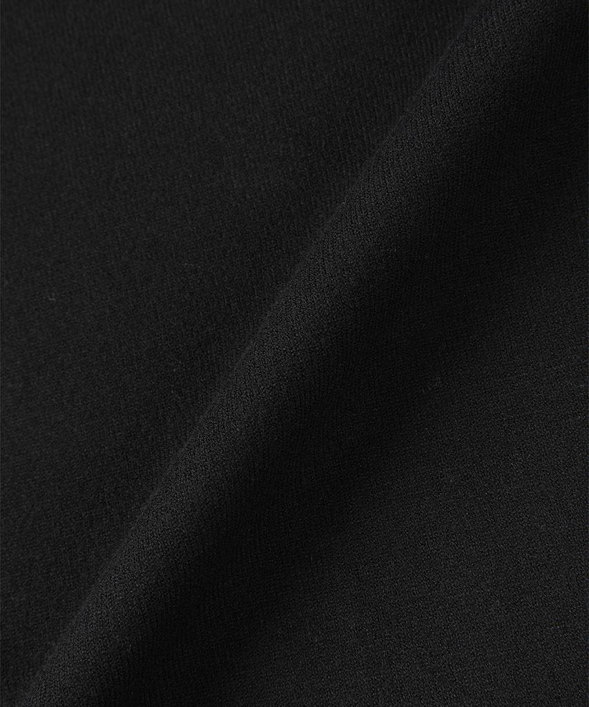 PANICALE Black Slim Fit Viscose Blend Knit