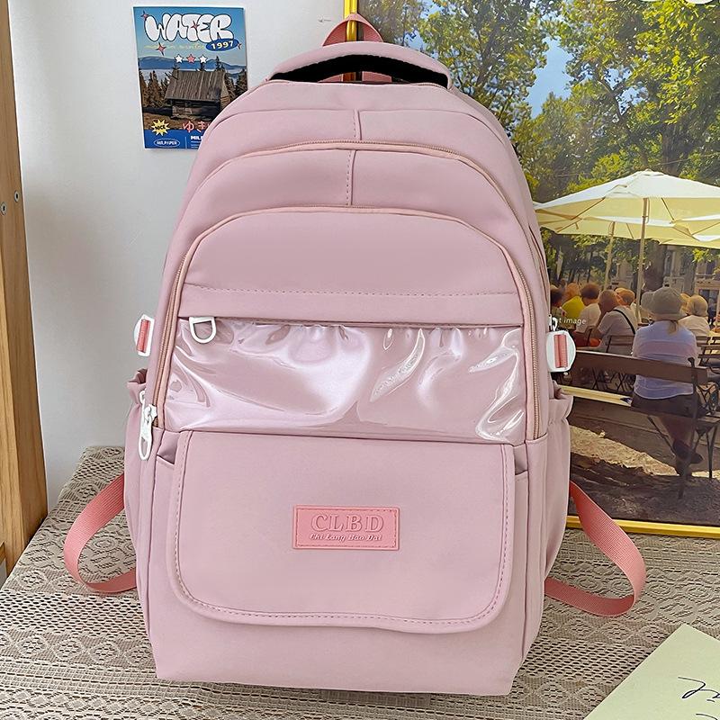 Школьный рюкзак детский для девочек начальной школы, для учеников средней школы, для старшеклассников, для студентов колледжа, многослойный
