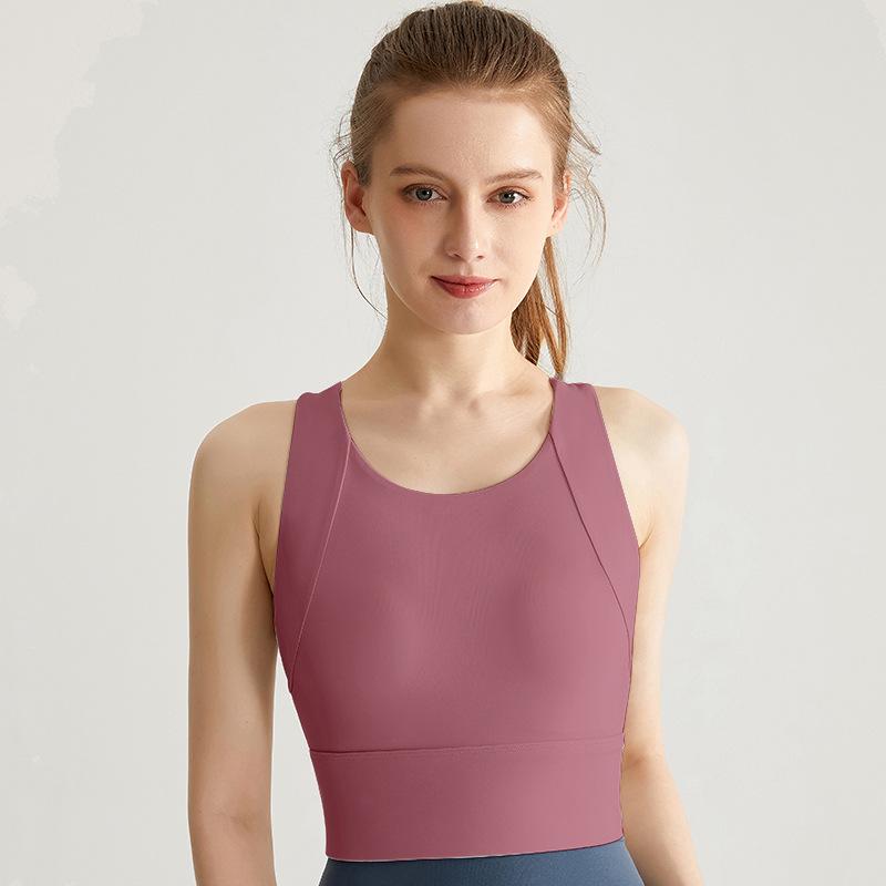 Высокопрочный жилет для йоги со встроенной чашкой и ударопрочной спинкой