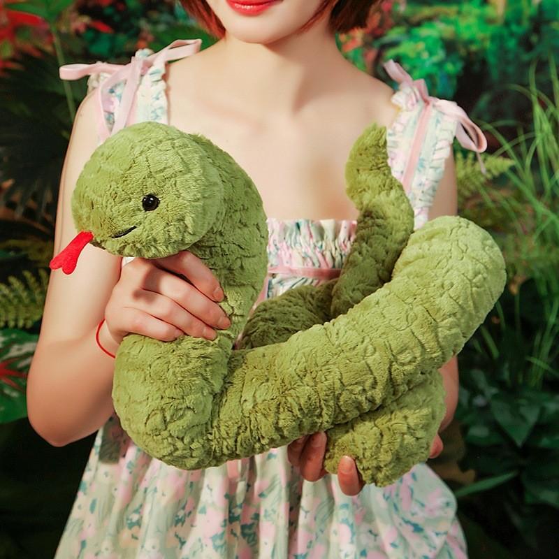 Adorable Steve Snake Plush Toy Realistic Stuffed Animal For Kids And Collectors