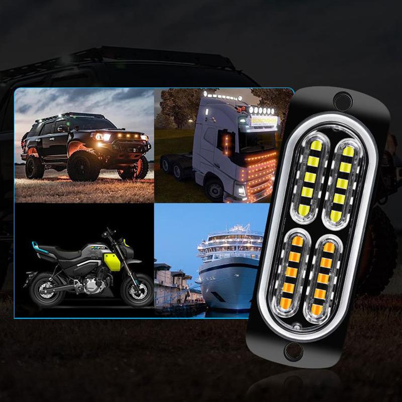 Универсальные 20 светодиодные сигнальные огни DC12-24V, маяк, аварийный маркер опасности, решетка, световая панель, эвакуатор, прицеп, мигающий стробоскоп
