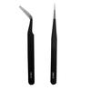Pro False Eyelash Extension Tweezer Nail Art Rhinestone Nipper Clip Makeup Tool
